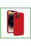 iPhone 13 Pro Compatible Case Kelvin Silicone with Business Card Holder - Red Bezoss