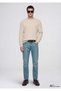Men's Beige Crew Neck Sweatshirt Sand Beige Sweatshirt