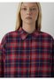Women's Red Plaid Patterned Shirt Rio Red Check Shirt - 6