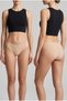 Women's Modal Cotton Non-Marking Bikini Panties 6-Pack - Black White Skin Powder Green Blue - 4