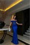 Crepe Dress Low-Cut Fisherman Evening Dress Collar Fabric · Color: Saks · Size: XL Bsk2026 - 2