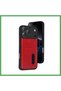 iPhone 17 Pro Max Compatible Leather Case with Sara Business Card Holder - Red Bezoss
