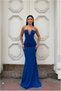 Crepe Fabric Cut Evening Dress Collar Fish V Dress · Color: Emerald · Size: XL Bsk2026 - 5