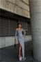 Strapless Evening Gown, Mermaid Style with Slit · Color: Gold · Size: L BX - 5
