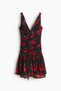 Ruched flared-skirt dress - 5