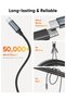 كابل كيبل كرييشن بطول 6 أقدام، 240 واط، 5 أمبير، من USB C إلى USB C، للشحن السريع ونقل البيانات - 4