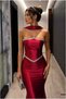 Women's Double-Breasted Elegant Evening Gown with Wrap Neckline · Color: Cobalt · Size: XL BX - 4