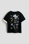 Layered-look printed T-shirt - 5
