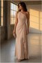 Single-Strap Shoulder Maxi Evening Gown · Color: Yellow · Size: XL BX