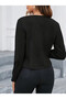 Women's Zippered Round Neck Suede Jacket - 5