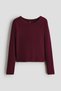Ribbed cotton top - 6