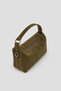 Women's Mevora Soft Textured Suede Bag Khaki Green - 7