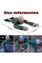 Halloween Scary Yard Decorations, Electric Crawling Ghost Horror Voice Skeleton, Creeping Prop for Theme Park, Bar Haunted House Props Horror Layout Party Decor - 4