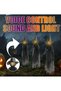 Holiday Decorations Outdoor, Life-Size Screaming Lights Up Witches with Stakes, Holding Hands Witches Outdoor for Outside Home Garden Lawn Yard Party - 8
