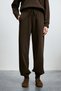Sera Knitted Women's Sweatpants Brown - 2