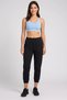 Women Regular Fit Outdoor Capri Sweatpants, Black - 2