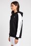 Women Sportswear Fit Long Sleeve Outdoor Hoodie, Black - 3