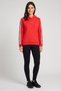 Women Sportswear Fit Long Sleeve Outdoor Hoodie, Red - 2