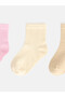 3-Pack Corded Fabric Girls' Socks with the RMZ Apparel Difference - 3