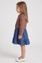 Toddlers Girl 2 Pieces Embroidered Denim Jacket And Dress Set, Multicolor - 2