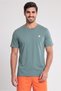 Men Sportswear Fit Brand Logo Outdoor T-Shirt, Slate Green