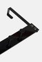 Metal 5 Hook Over The Door Rack, Black - 3