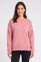 Women Sportswear Fit Long Sleeve Outdoor Sweatshirt, Old Rose