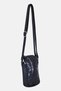 Women Textured Cross Body Bag, Black - 2