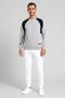 Men Sportswear Fit Long Sleeve Basketball Sweatshirt, Heather Grey - 2