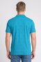 Men Regular Fit Short Sleeve Allover Print Polo Shirt, Blue - 4