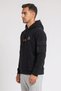 Men Regular Fit Long Sleeve Outdoor Hoodie, Black - 3