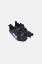 Kids Girl Velcro Closure Running Shoes, Black - 2