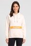 Women Relaxed Fit Long Sleeve Outdoor Hoodies, Off White