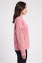 Women Sportswear Fit Long Sleeve Outdoor Sweatshirt, Old Rose - 3