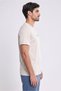 Men Sportswear Fit Short Sleeve Outdoor T-Shirt, Beige - 3