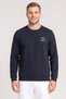 Men Sportswear Fit Long Sleeve Training Sweatshirt, Navy Blue