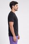 Men Sportswear Fit Graphic Print Outdoor T-Shirt, Black - 3