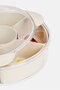6-Piece Round Removable Compartments Airtight Container Set, Tan - 3