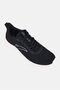 Men Brand Logo Lace Up Running Shoes, Black