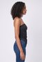 Women Straight Across Plain Tube Top, Black - 3
