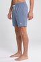 Men Brand Logo Sleepwear Shorts, Steel Blue - 3