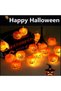 Halloween Decoration Pumpkin Shaped Glowing String Lights, 3M 20 LEDs LED Decor Lights for Family Party Escape Room - 2