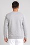Men Sportswear Fit Long Sleeve Basketball Sweatshirt, Heather Grey - 4