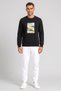Men Sportswear Fit Outdoor Sweatshirt, Black - 2