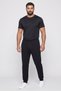 Men Regular Fit Outdoor Sweatpants, Black - 2
