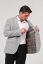 Men's Slim Fit Cashmere Jacket, Coat, Overcoat - 2