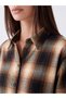 Peak New Season Brown Plaid Women's Lumberjack Shirt - 3