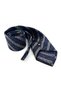 Navy Blue Beige Herringbone Pattern Classic Tie with Handkerchief Kk14156 - 5