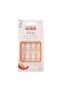 Salon Acrylic French Nails KAN01 Nude 28 Pieces