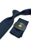 Green Dot Pattern Classic Tie with Handkerchief Kk14124 - 2